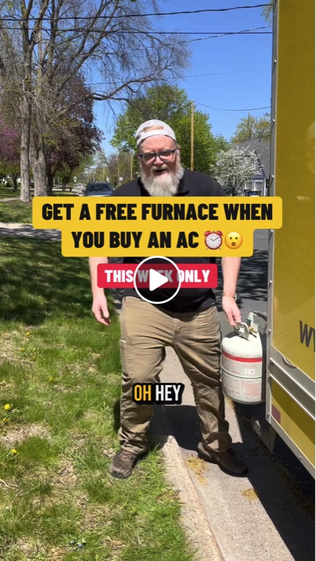 Free furnace with AC offer ad