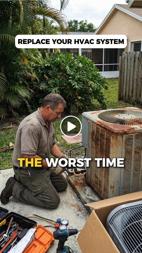 Replace your old HVAC system ad